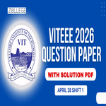 VITEEE 2026 Question Paper April 28 Shift 1 with Solution Pdf